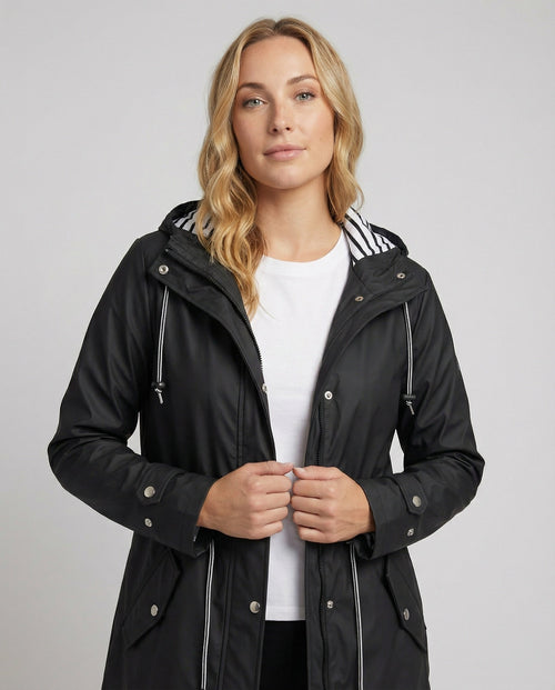 Helvano | Regenjacke mit Kapuze für Damen