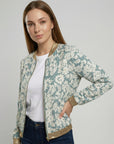 Helvano | Bomberjacke mit Blumenmuster für Damen