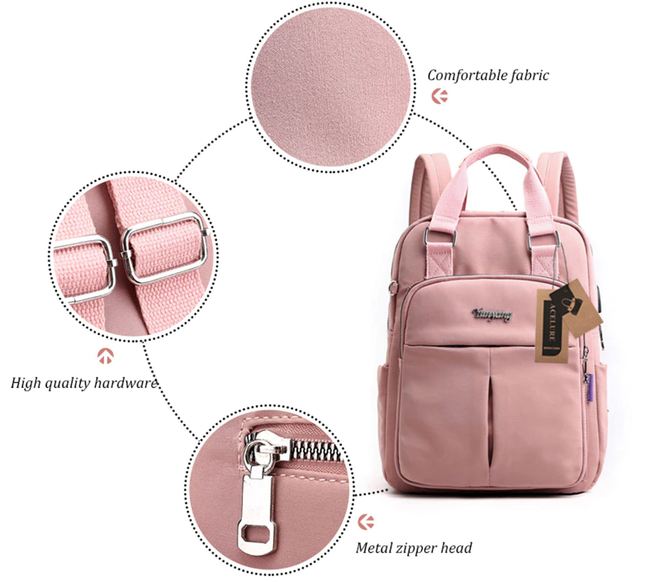 Helvano | Anti-Diebstahl-Rucksack mit USB-Anschluss