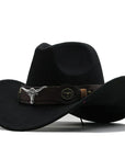 Helvano | Western-Filzhut mit Schnallenband