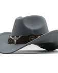 Helvano | Western-Filzhut mit Schnallenband