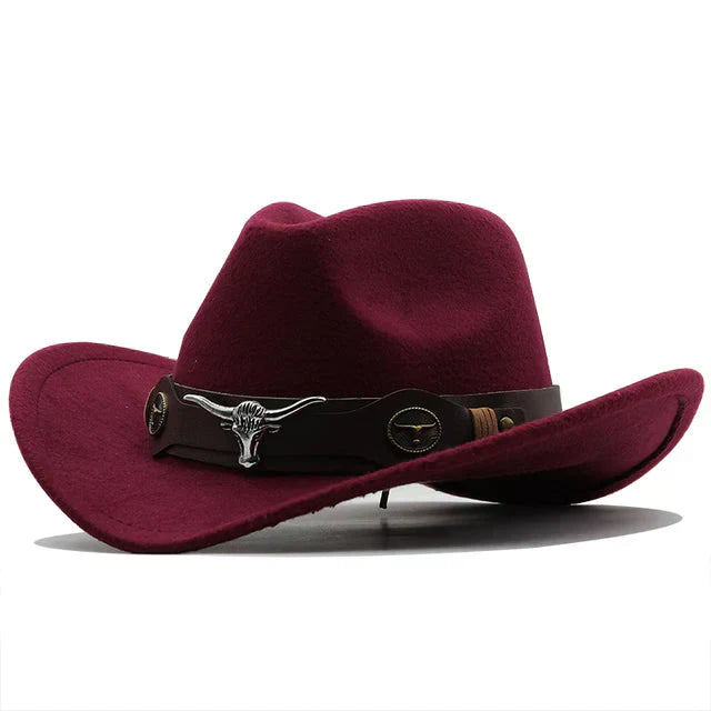 Helvano | Western-Filzhut mit Schnallenband
