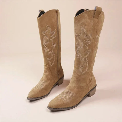 Helvano | Bestickte Western-Cowboystiefel für Damen