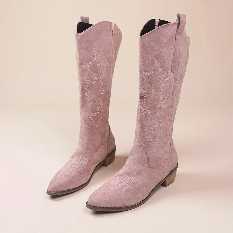 Helvano | Bestickte Western-Cowboystiefel für Damen