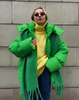 Helvano | Kurze Daunenjacke mit Kapuze für Damen