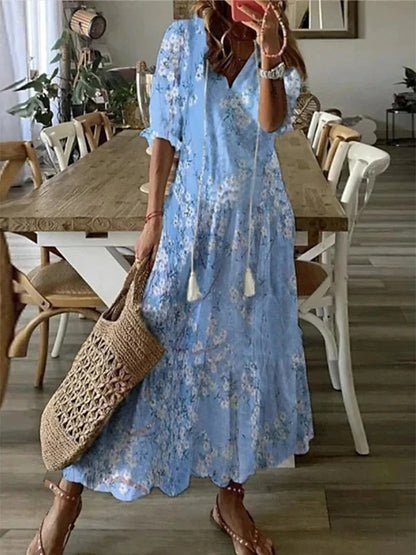 Helvano | Boho Midikleid für Damen