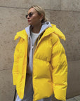 Helvano | Kurze Daunenjacke mit Kapuze für Damen
