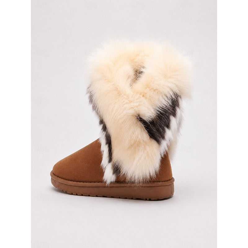 Helvano | Damen-Winterstiefel mit Plüschbesatz