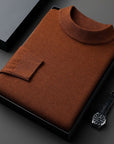 Helvano | Gerippter Stehkragenpullover für Herren