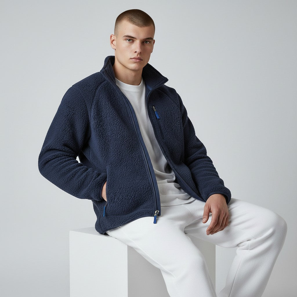 Helvano | Sherpa-Fleecejacke für Herren