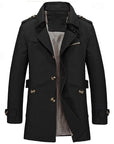 Helvano | Einreihiger Trenchcoat für Herren