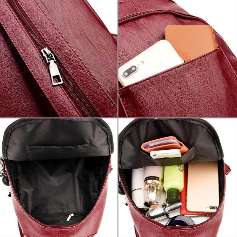 Helvano | Lederrucksack für Damen