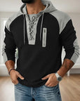 Helvano | Hoodie mit Schnürung für Herren