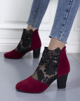 Helvano | Damen-Stiefeletten mit Absatz und Spitze