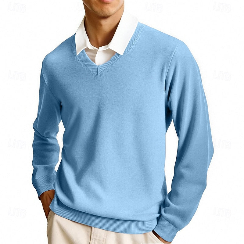 Helvano | Strickpullover mit V-Ausschnitt für Herren