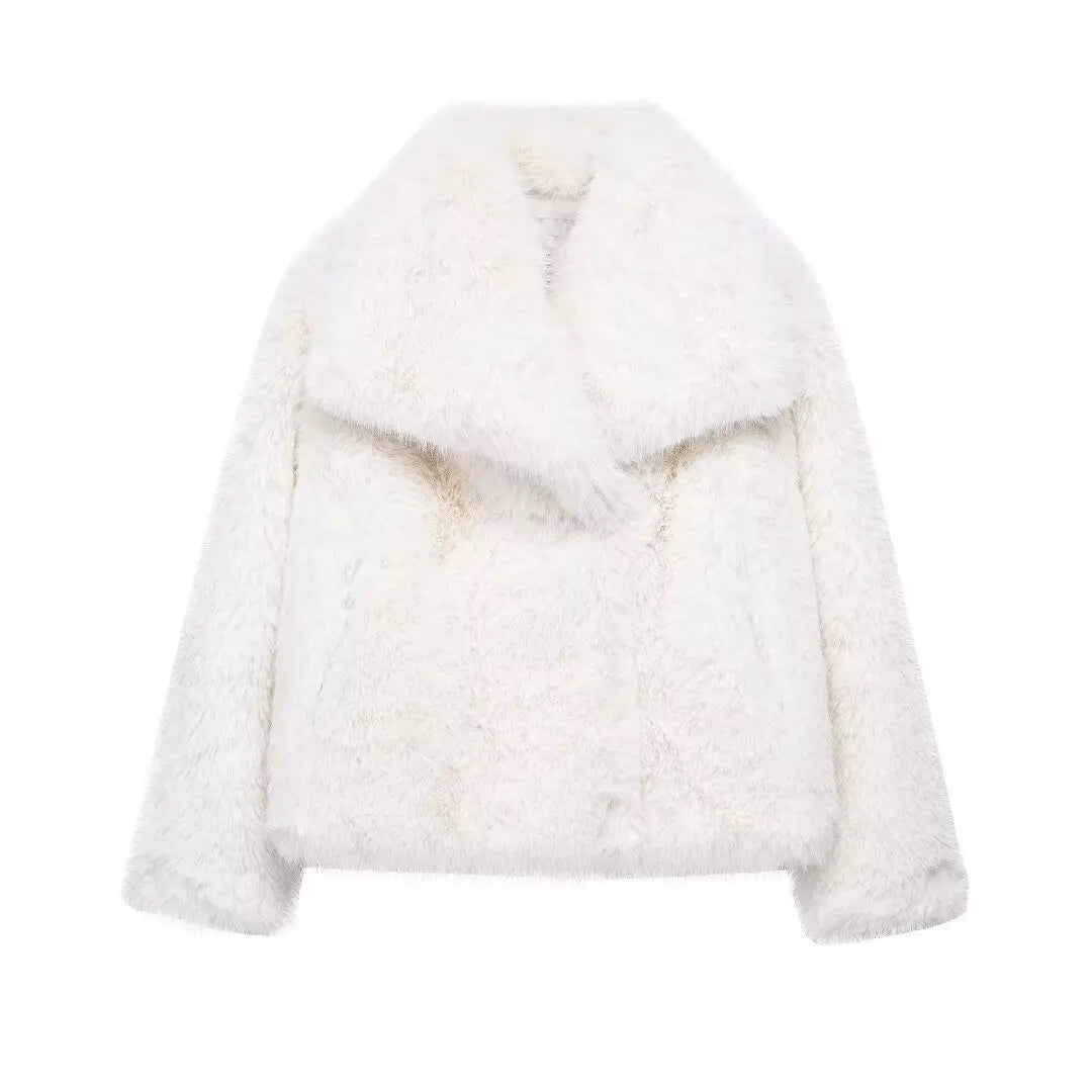 Helvano | Warme Kunstpelzjacke für Damen