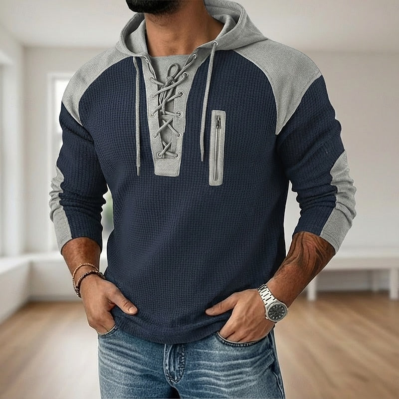 Helvano | Hoodie mit Schnürung für Herren