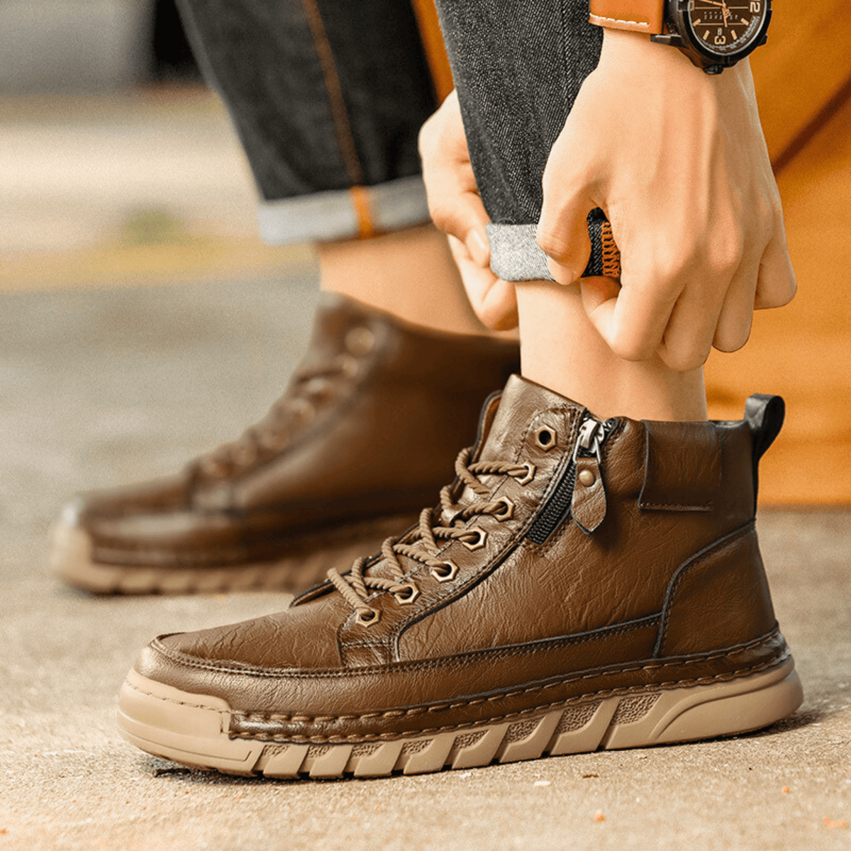 Helvano | Lederstiefel für Herren