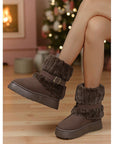 Helvano | Damen-Schneestiefel mit flauschigem Besatz