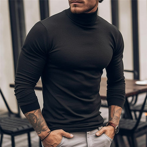 Helvano | Strick-Rollkragenpullover für Herren