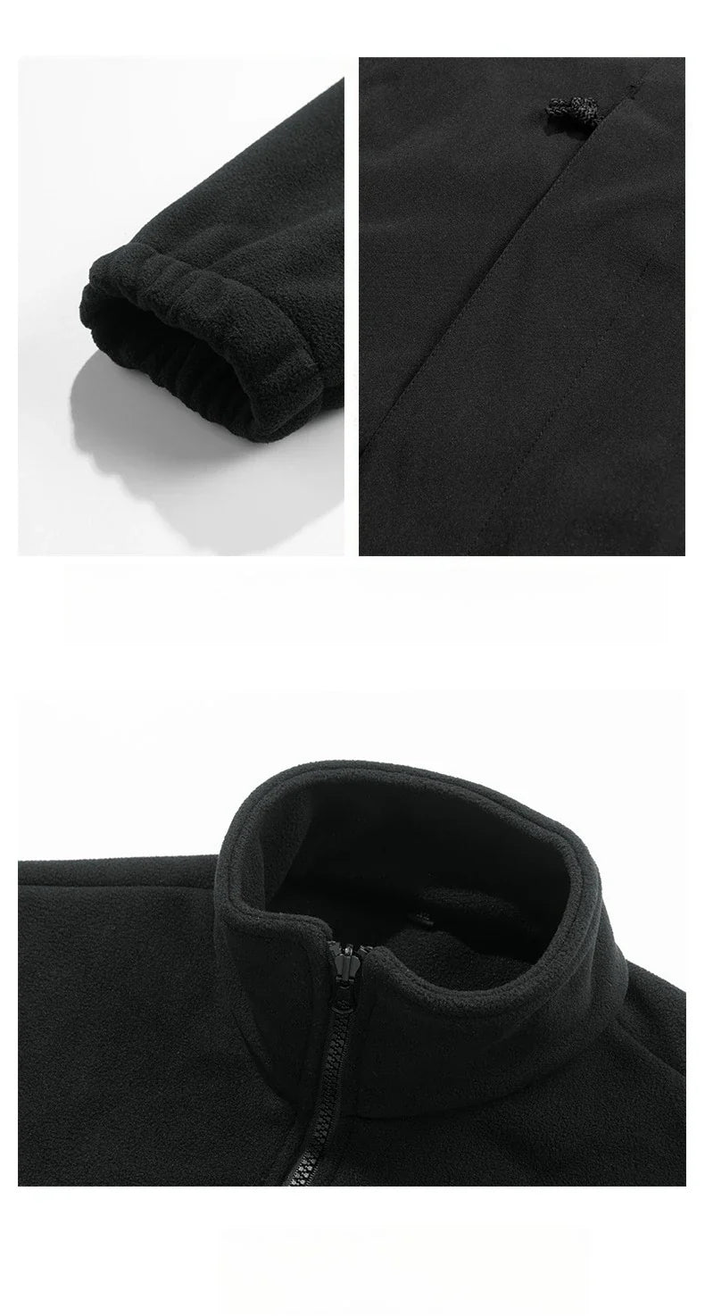 Helvano | 3-in-1 Fleece-Winterjacke mit Kapuze für Damen