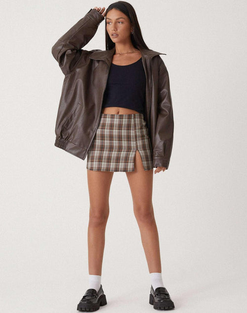 Helvano | Oversized Lederjacke für Damen