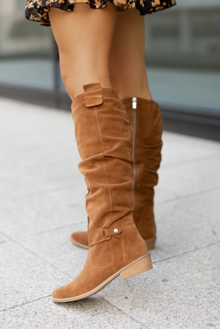 Soviska | Damen Stiefelette mit kleinem Absatz