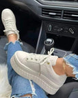Helvano | Plateau-Boots mit Schnürung für Damen