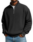 Helvano | Gerippter Troyer-Pullover für Herren