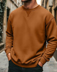 Helvano | Klassisches Rundhals-Sweatshirt für Herren