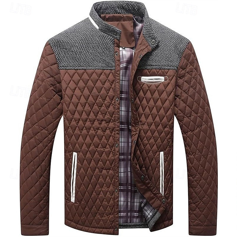 Helvano | Gesteppte Herrenjacke mit Stehkragen
