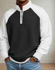 Helvano | Strukturierter Troyer-Pullover für Herren