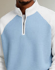 Helvano | Strukturierter Troyer-Pullover für Herren