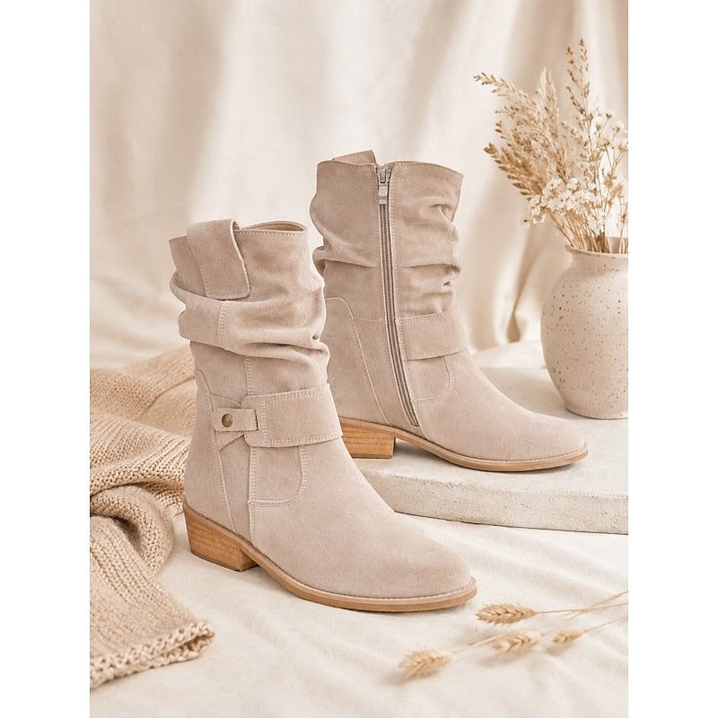 Helvano | Slouchy-Stiefeletten mit Schnalle für Damen