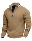 Helvano | Troyer Strickpullover mit Stehkragen für Herren