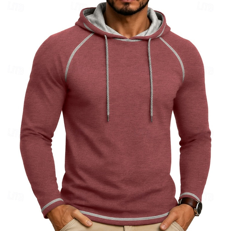 Helvano | Klassischer Kapuzenpullover mit Kordelzug für Herren