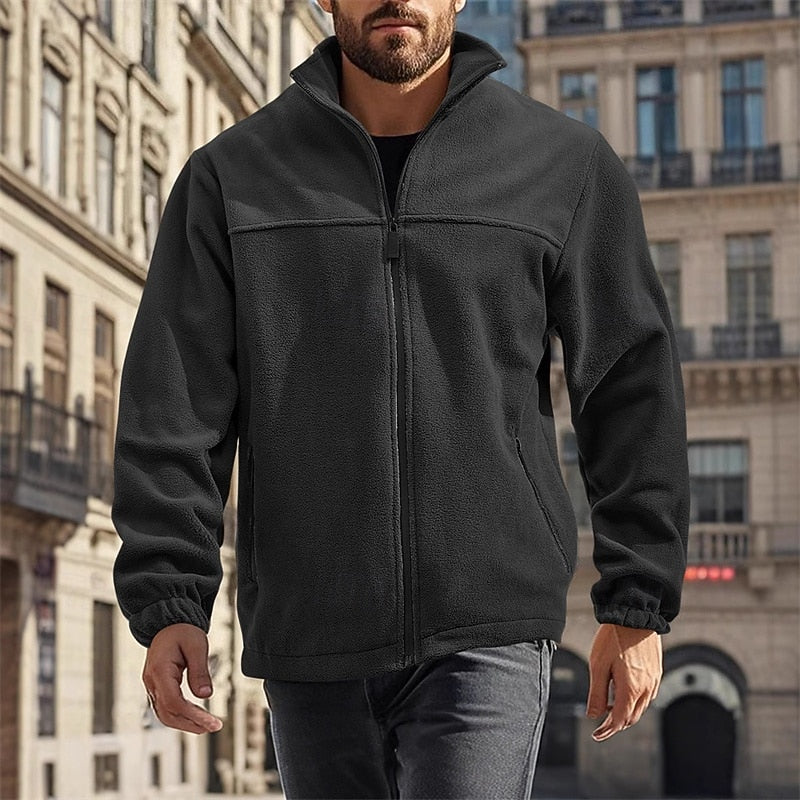 Helvano | Herrenjacke mit Stehkragen und Reissverschluss