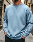 Helvano | Klassisches Rundhals-Sweatshirt für Herren