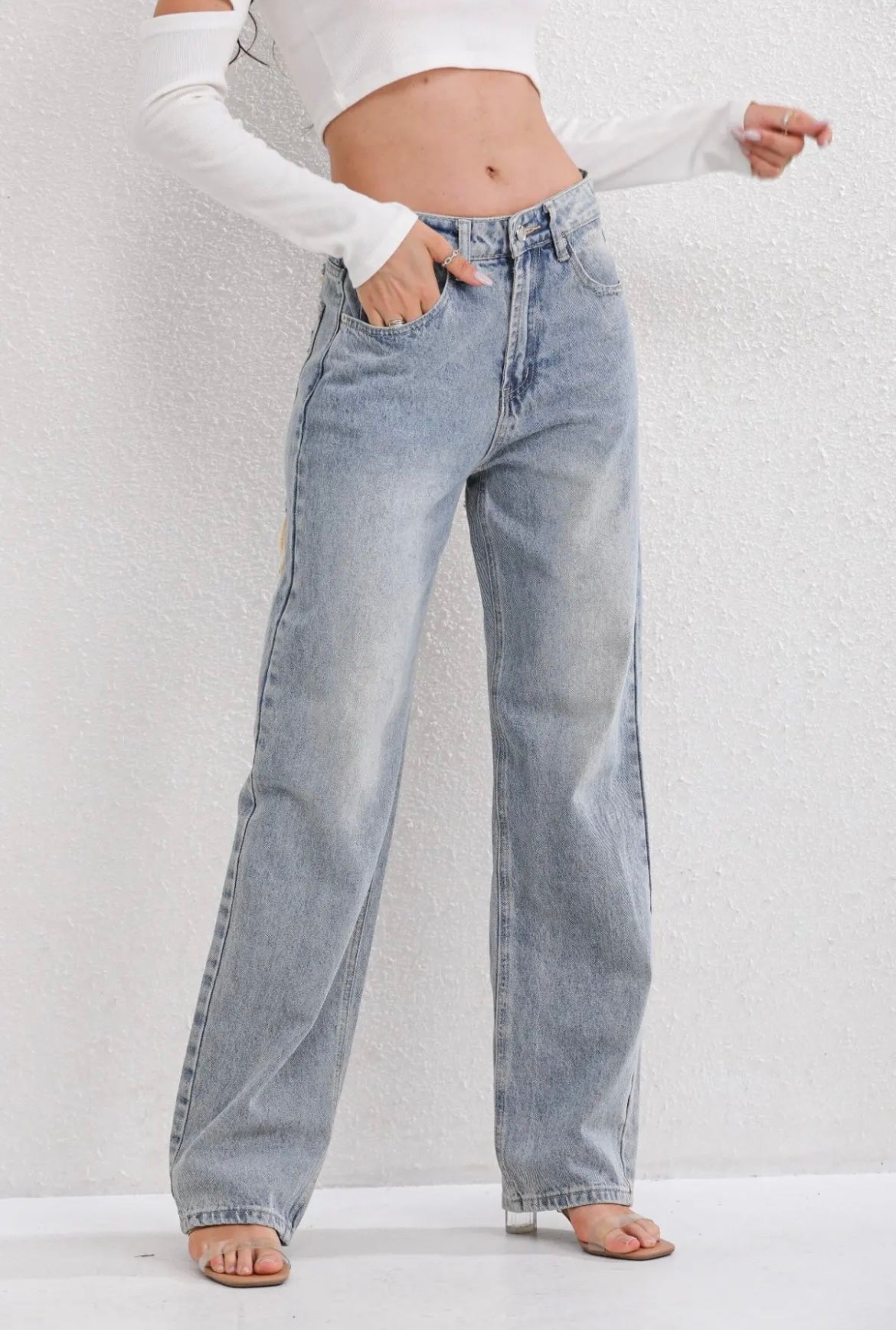 Helvano | Ripped Jeans für Damen im Vintage-Look