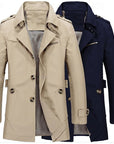 Helvano | Einreihiger Trenchcoat für Herren