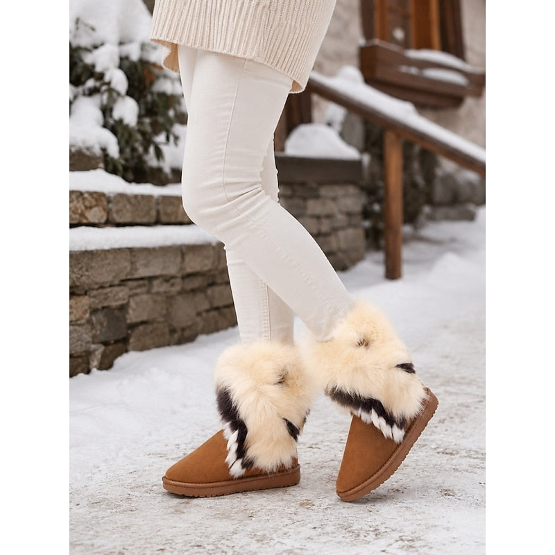 Helvano | Damen-Winterstiefel mit Plüschbesatz