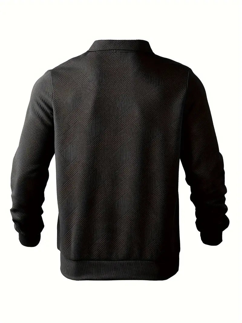 Helvano | Leichter Strickpullover mit Reissverschluss für Herren